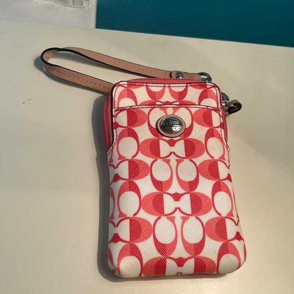 Coach Handbags - Coach canvas phone case